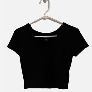 Black crop top